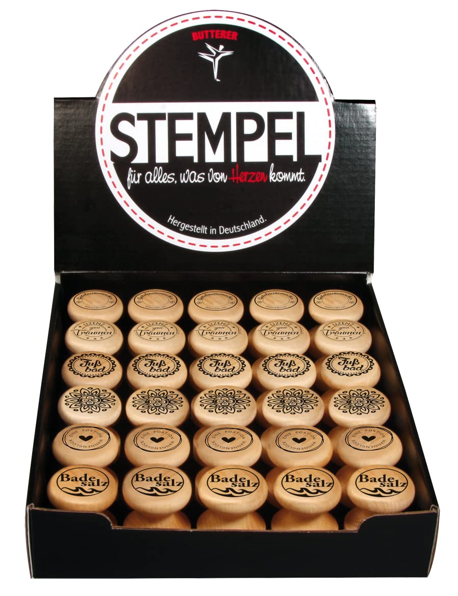 RayHer Craft Accessories - Mixed Display Stamps for Wellness & Fitness - Perfect for Scrapbooking, Card Making, and DIY Projects