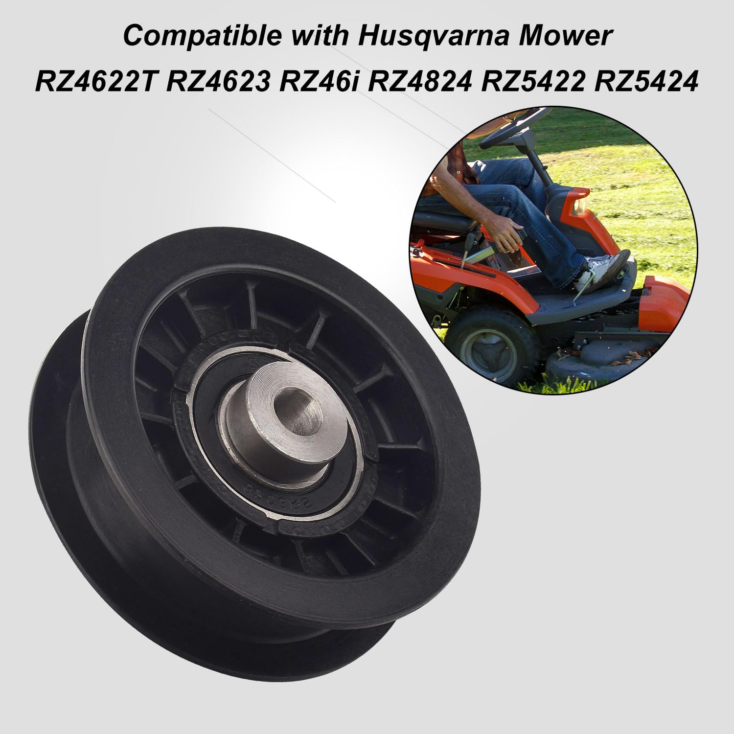 Husqvarna Craftsman Poulan Zero-Turn Mower Idler Pulley Replacement - 3/8