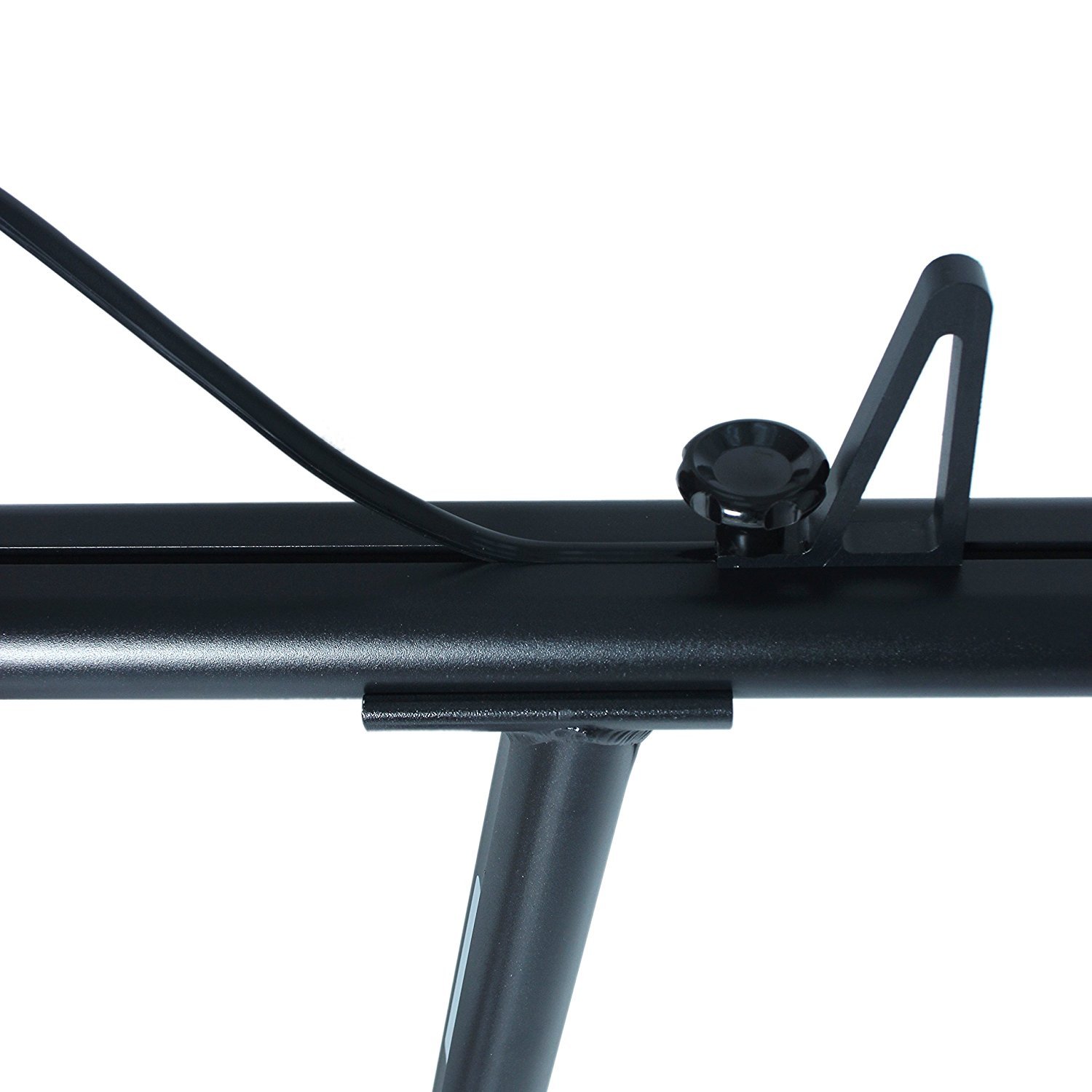 AA-Racks Aluminum Van Roof Ladder Rack & Truck Ladder Rack with 6-Piece Ladder Stopper Set - Heavy Duty Black for Work Trucks, Vans, and Commercial Vehicles - Perfect for Construction, Roofing, and HVAC Professionals