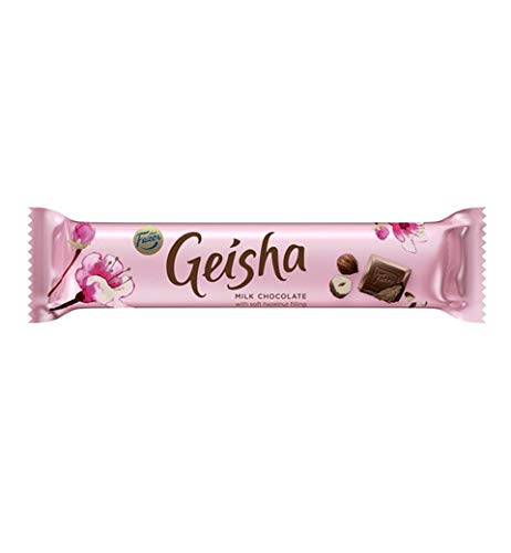 Premium Fazer Geisha Milk Chocolate Bars with Soft Hazelnut Filling - 70 Count (37g Each) - Perfect for Gifts, Office Snacks & Holiday Treats