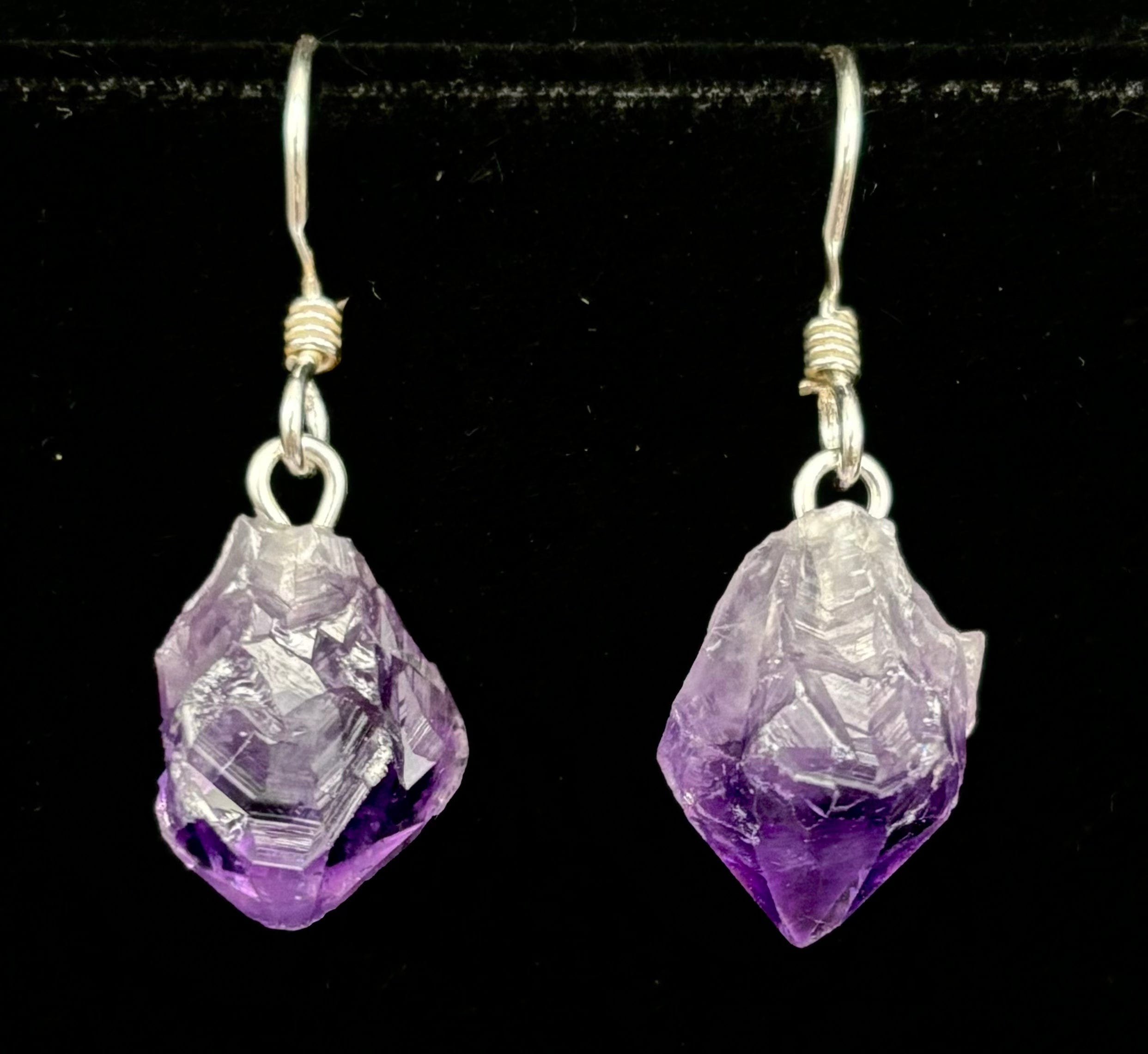 Natural Amethyst Stud Earrings 925 Sterling Silver for Women - Elegant Purple Gemstone Jewelry Gift for Birthday, Anniversary & Everyday Wear