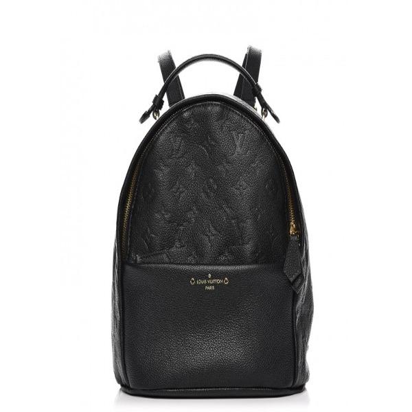 LV Sorbonne Backpack Monogram Empreinte Leather Noir - Luxury Designer Backpack for Women - Perfect for Work, Travel & Everyday Use