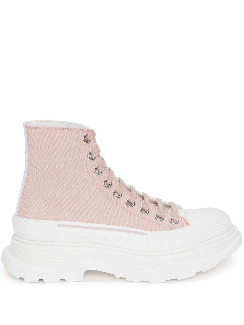Alexander McQueen Pink Leather Boots for Women - Stylish & Comfortable Fashion Footwear for Parties, Dates & Everyday Wear