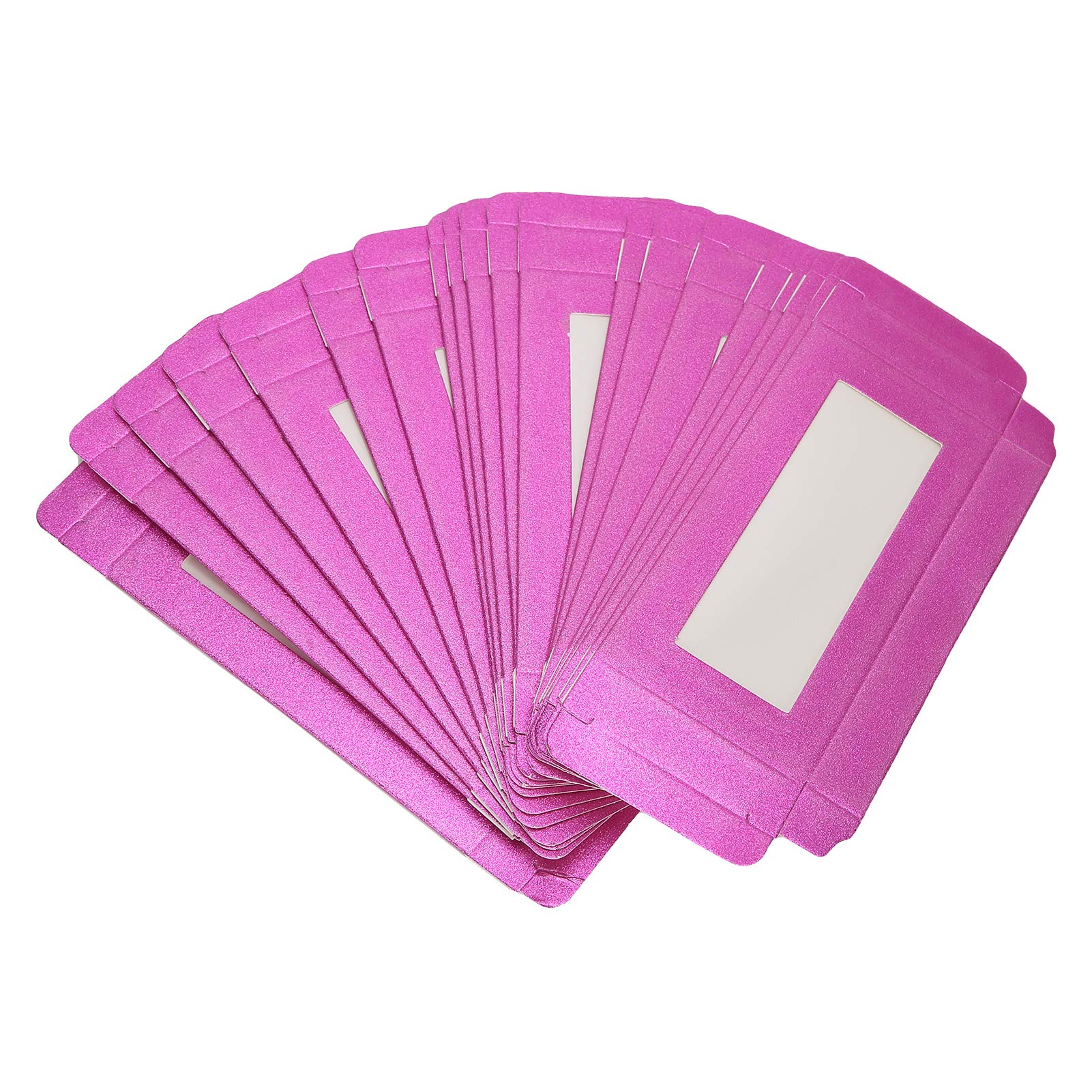 Empty False Eyelash Storage Box - Rose Red Lash Organizer for Women & Girls | Perfect for Salon, Travel & Makeup Vanity Organization