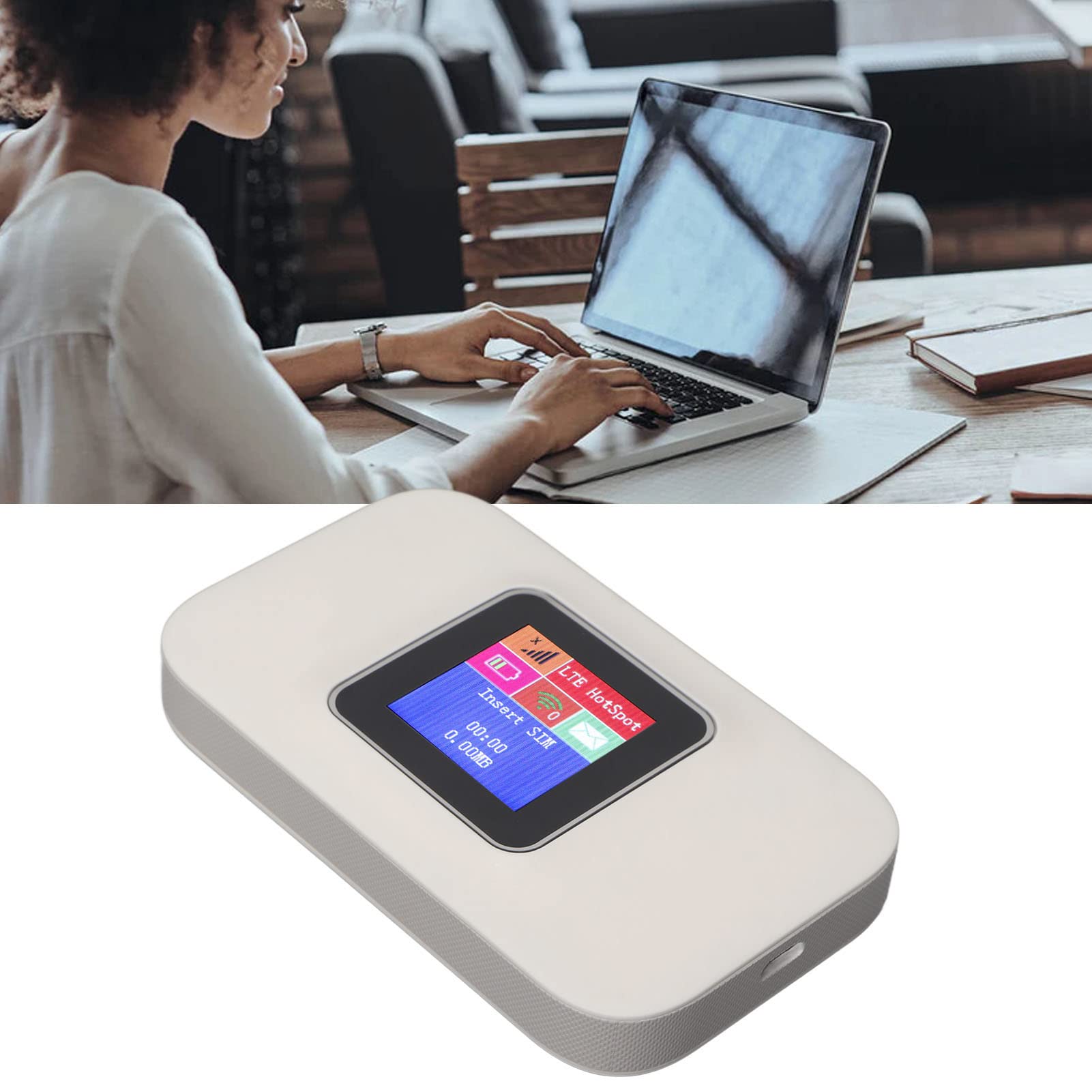 4G Portable WiFi Hotspot for Travel - 300Mbps High Speed Wireless Router, Connect 10 Devices Simultaneously, WPA/WPA2 Security, Plug & Play - Ideal for Europe, Home, Business & Remote Work | Stay Connected Anywhere with Reliable Mobile Internet for Road Trips, Camping & Digital Nomads