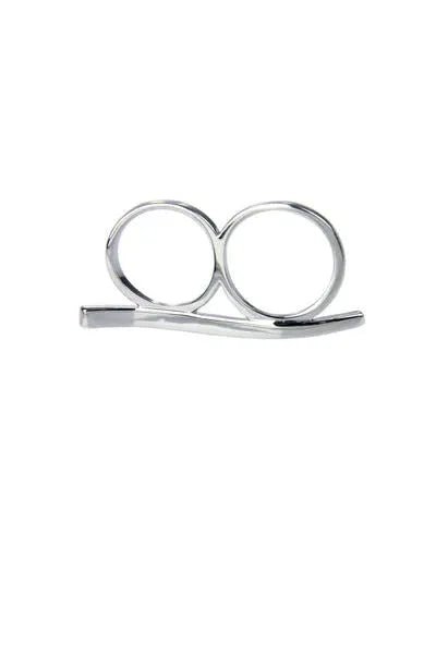 Double Bar Ring for Women - Minimalist Stackable Dainty Jewelry - Perfect for Everyday Wear, Layering & Gifts