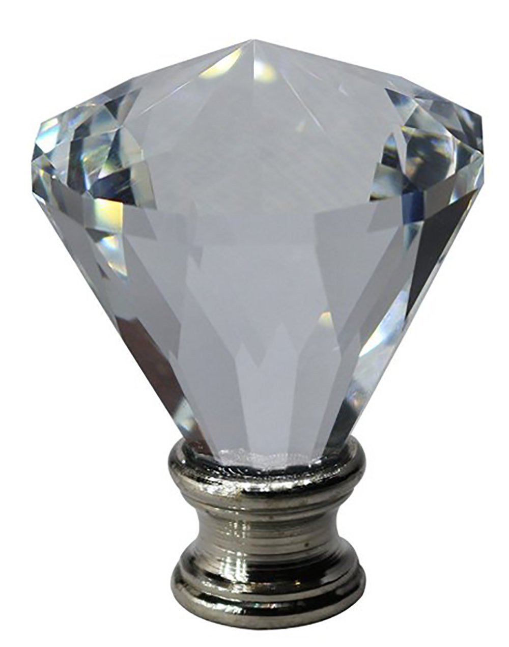 Elegant Crystal Belle Lamp Finial - Vintage Style Ceiling Light Fixture Decoration for Bedroom, Living Room & Dining Room | Perfect for Home Decor & Interior Design