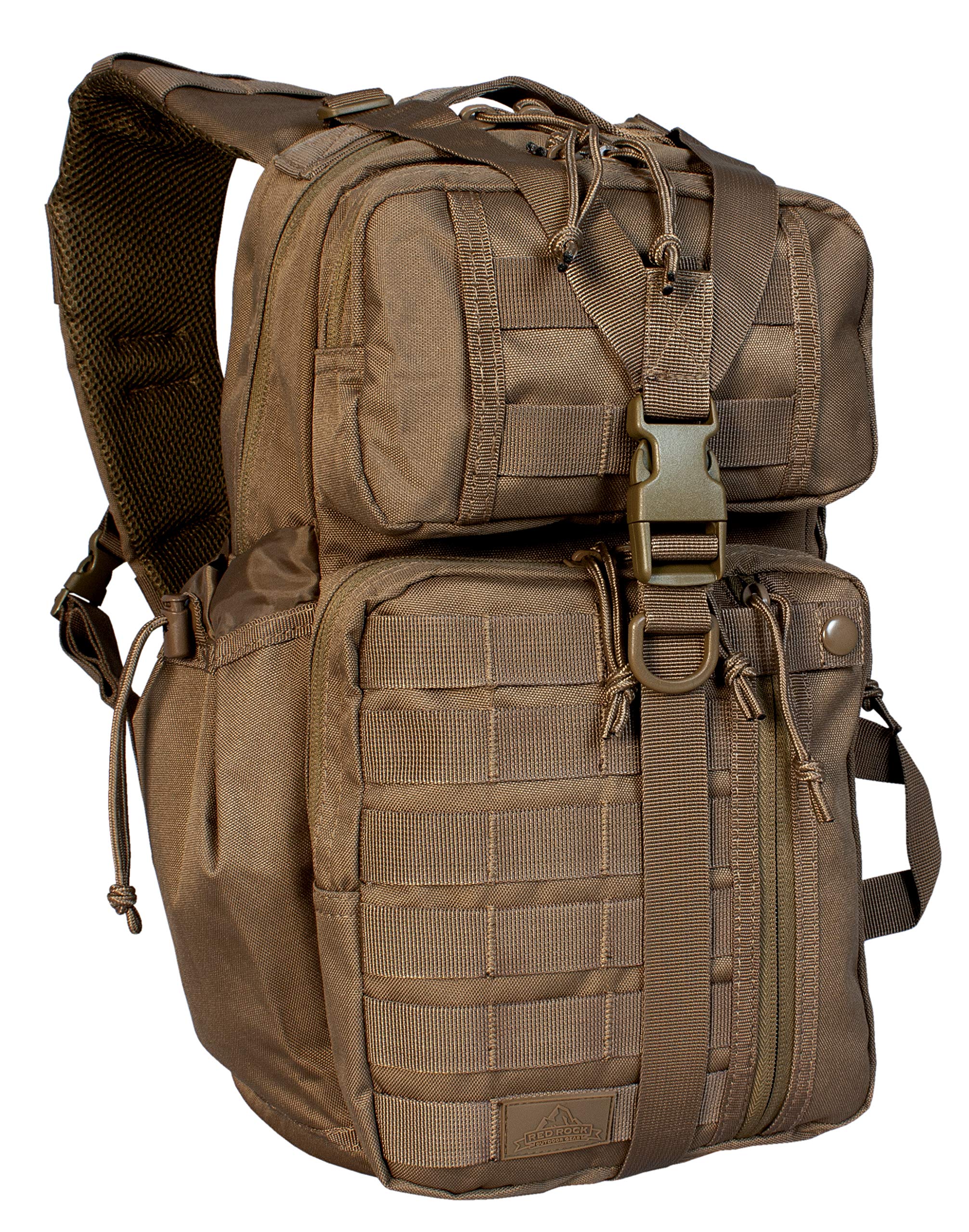 Red Rock Outdoor Gear Rambler Sling Pack - Lightweight Hiking Backpack for Men & Women - Perfect for Travel, Hiking, and Everyday Use