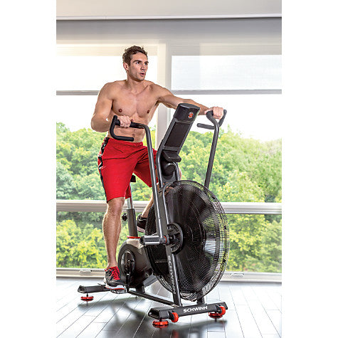 Airdyne AD Pro Exercise Bike - High-Performance Air Resistance Indoor Cycling Bike for Home Gym & Cardio Workouts - Perfect for HIIT, Endurance Training & Full-Body Fitness