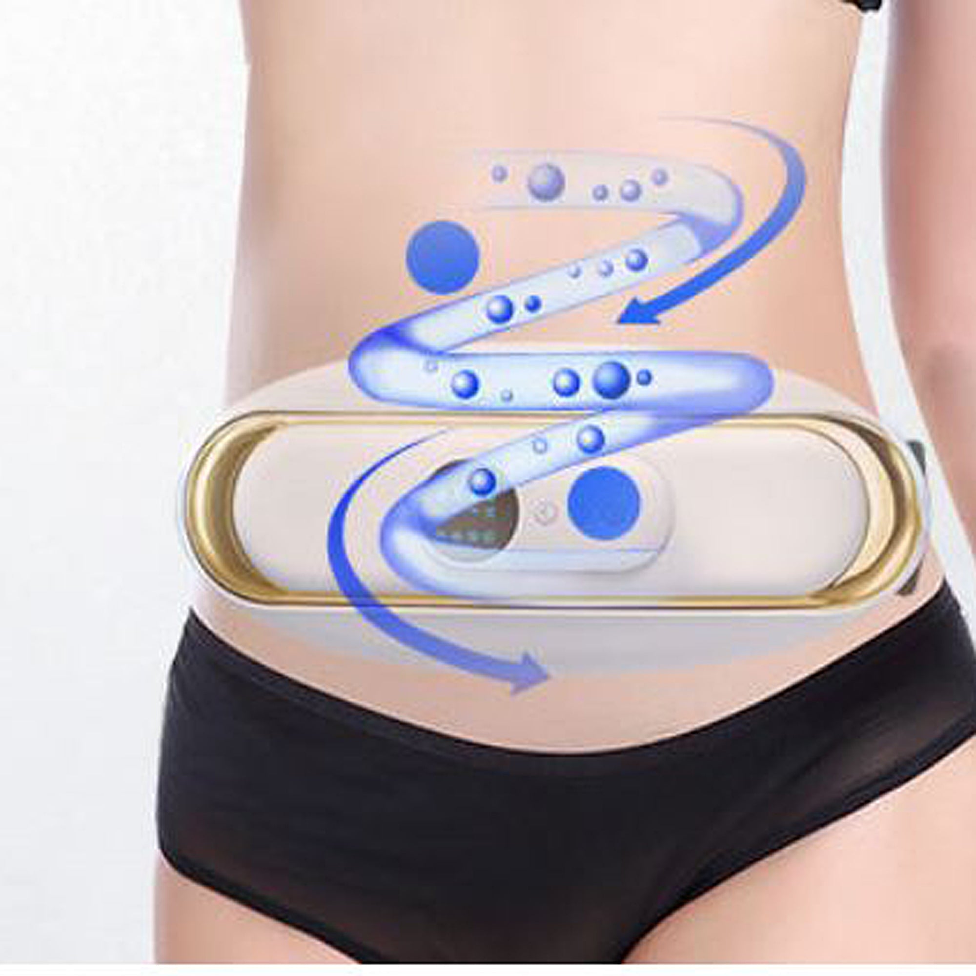 USLENDER VIBRO BELT PLUS - Slimming & Toning Vibration Belt for Weight Loss & Muscle Stimulation - Perfect for Home Gym, Fitness Training & Body Shaping