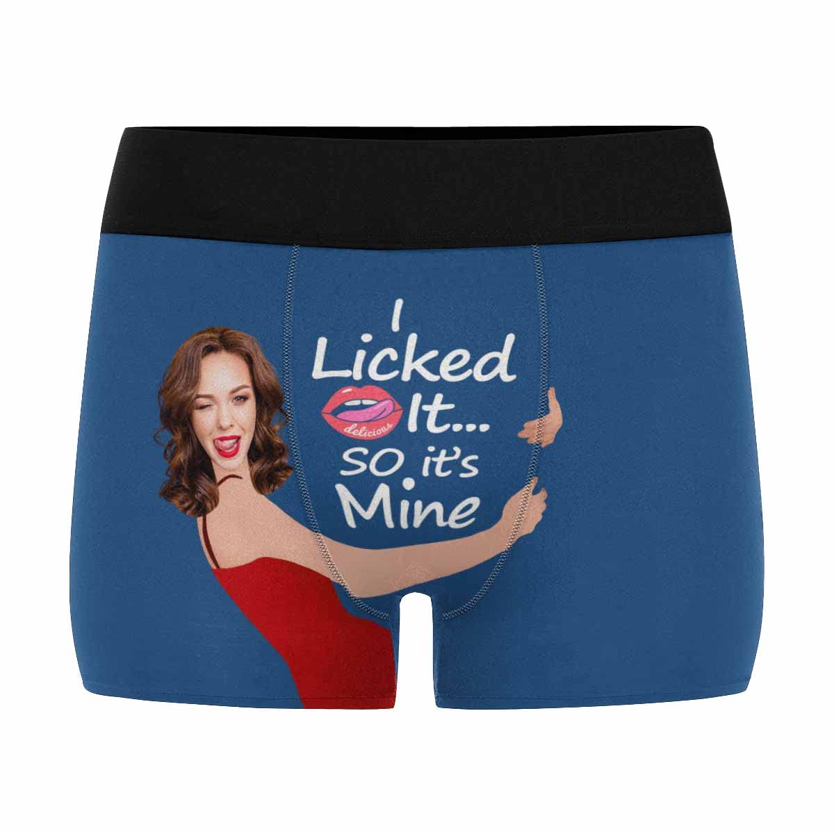 Custom Photo Boxer Briefs for Men - Personalized Underwear with Your Picture - Novelty Gift for Him - Perfect for Birthdays, Anniversaries & Romantic Surprises