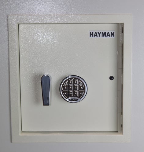 Heavy Duty Wall Safe by Hayman WS 7 - Secure Hidden Safe for Home & Office - Perfect for Cash, Jewelry & Important Documents Protection