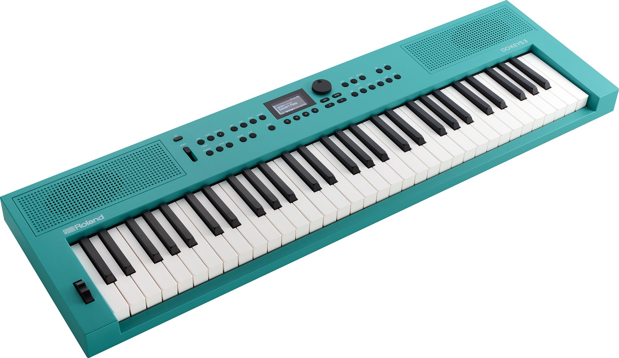 Roland GO:KEYS 3 61-Key Portable Music Keyboard with Built-In Speakers | Bluetooth MIDI & Audio Streaming | Lightweight for Home, Studio & Live Performance - Turquoise