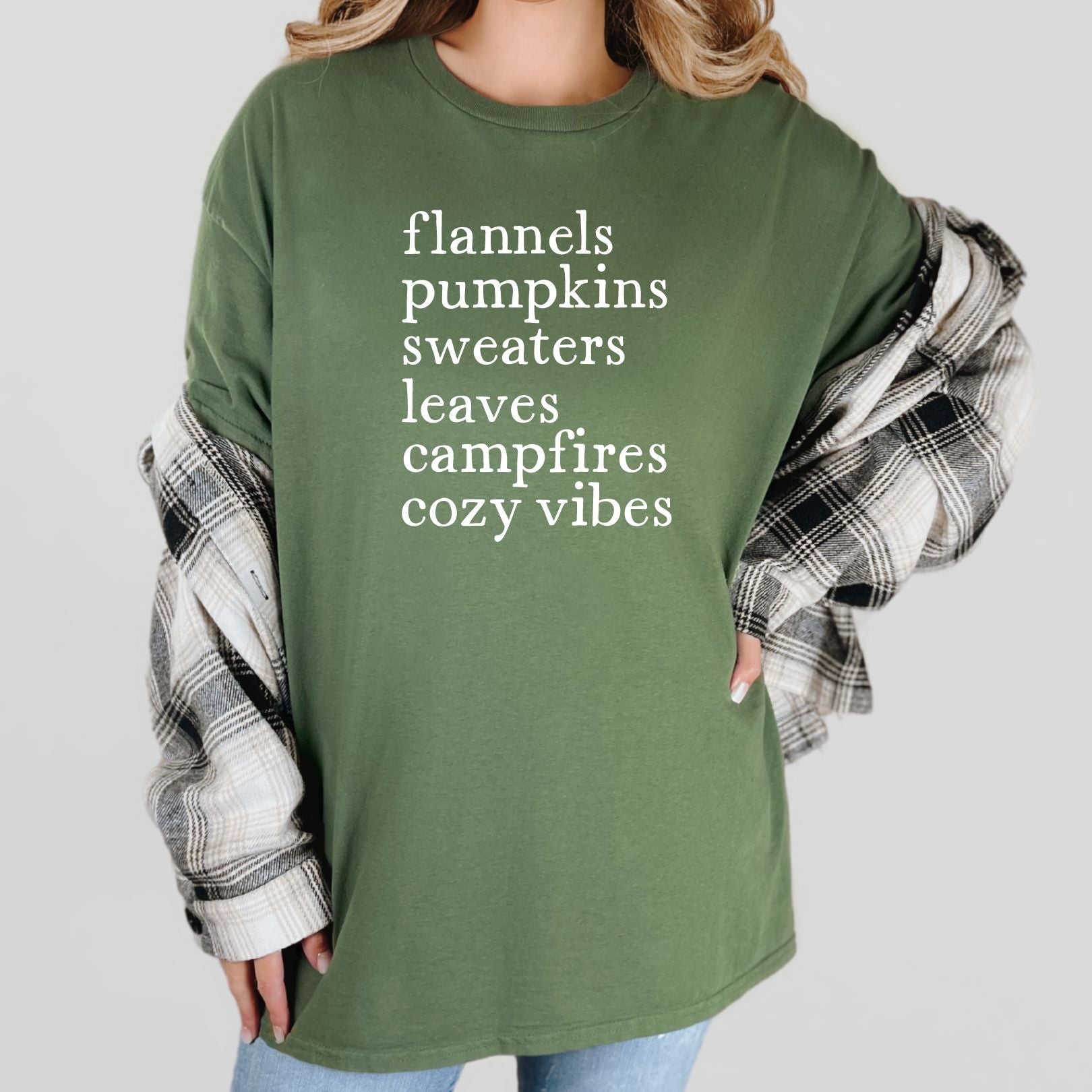 Trendy Fall Graphic Tee for Women - Soft Cotton Casual T-Shirt with Stylish Print | Perfect for Autumn Outfits, Layering & Everyday Wear