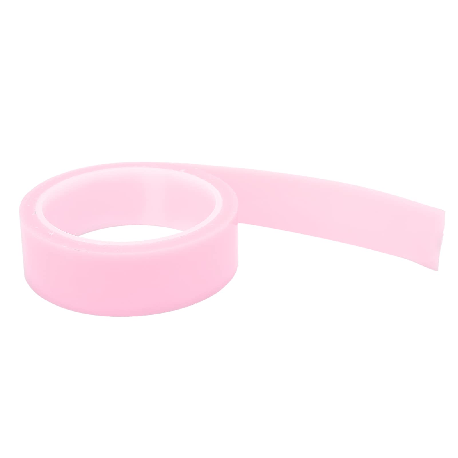 Multipurpose Nano Silicone Tape - Washable & Reusable for Table Corner Protection, Picture Hanging, Phone Holders, Wall Stickers & Office Hooks (Pink) - Perfect for Home Organization & Office Decor