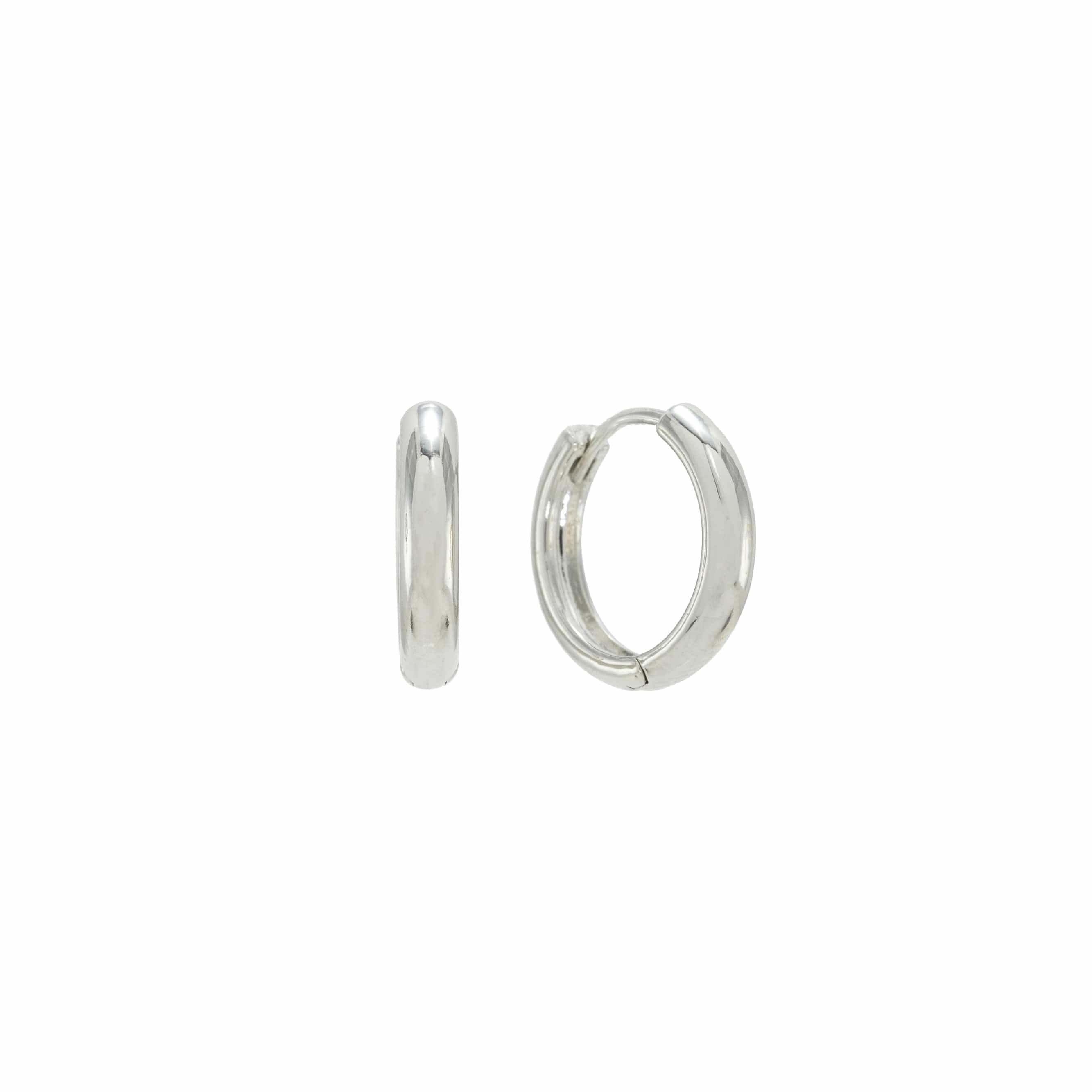 Bea Hoop Earrings for Women - 14K Gold Plated Stainless Steel Dangle Hoops - Trendy Fashion Jewelry for Everyday Wear, Parties & Special Occasions