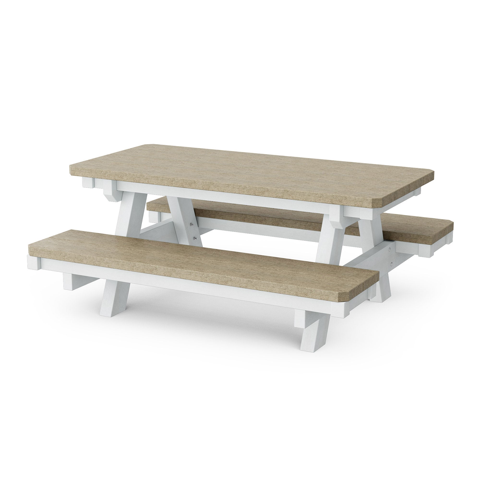Heritage Kids Picnic Table - Durable Outdoor Wooden Table for Children's Playtime, Backyard, and Garden Activities