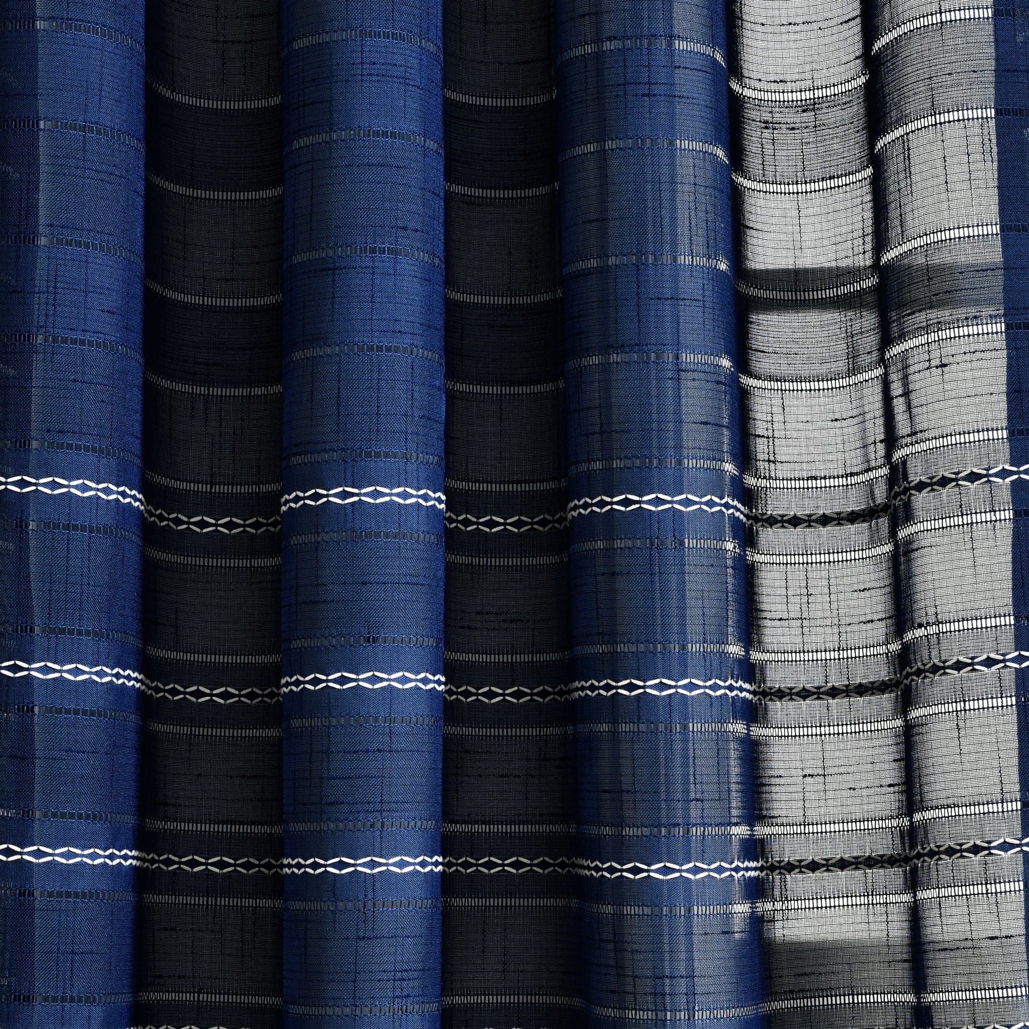 Sheer Window Curtain Panel Set with Grommet Top - Light Filtering Privacy Drapes for Living Room, Bedroom & Office - Bridie Collection