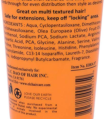ELC Pure Olive Volumizing Blow Out Cream - 3 oz for Volume, Body & Bounce | Detangles, Moisturizes & Smooths Hair | Anti-Frizz & Humidity Control | Heat & Color Protection | Shine Enhancer for Fine to Medium Hair | Perfect for Salon-Quality Blowouts & Daily Styling