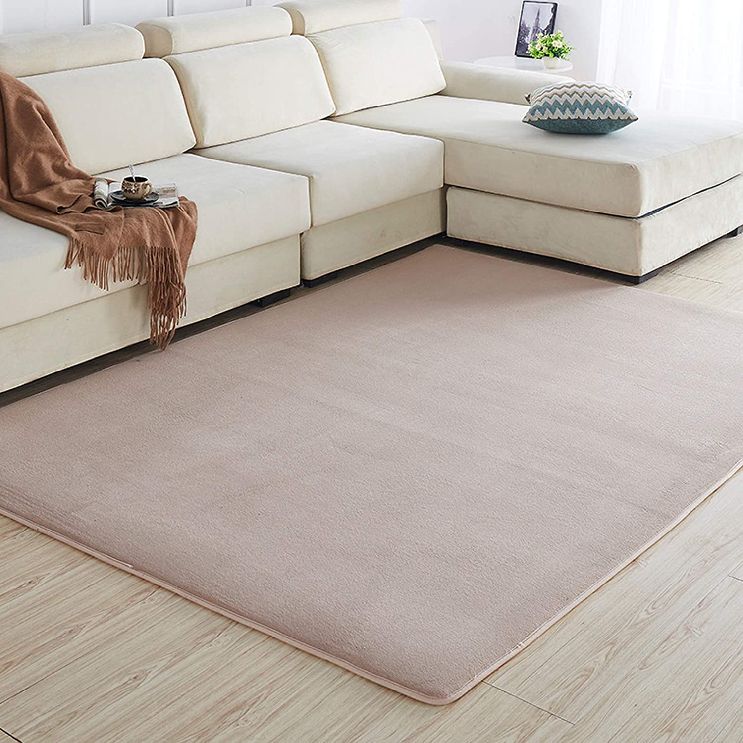 Premium Non-Slip Drum Rug & Piano Mat - 2x1.4m Beige Soundproof Floor Mat for Electronic Drums, Shock Absorption Carpet - Perfect for Home Studios, Music Practice Rooms & Stage Performances