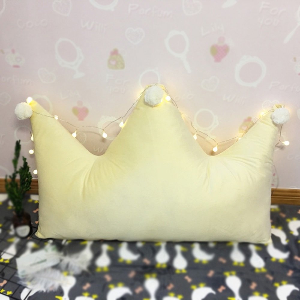 Double Soft Cotton Cushion - European Style Backrest for Sofa, Bedside & Kids - Comfortable Support for Reading, Relaxing & Lounging