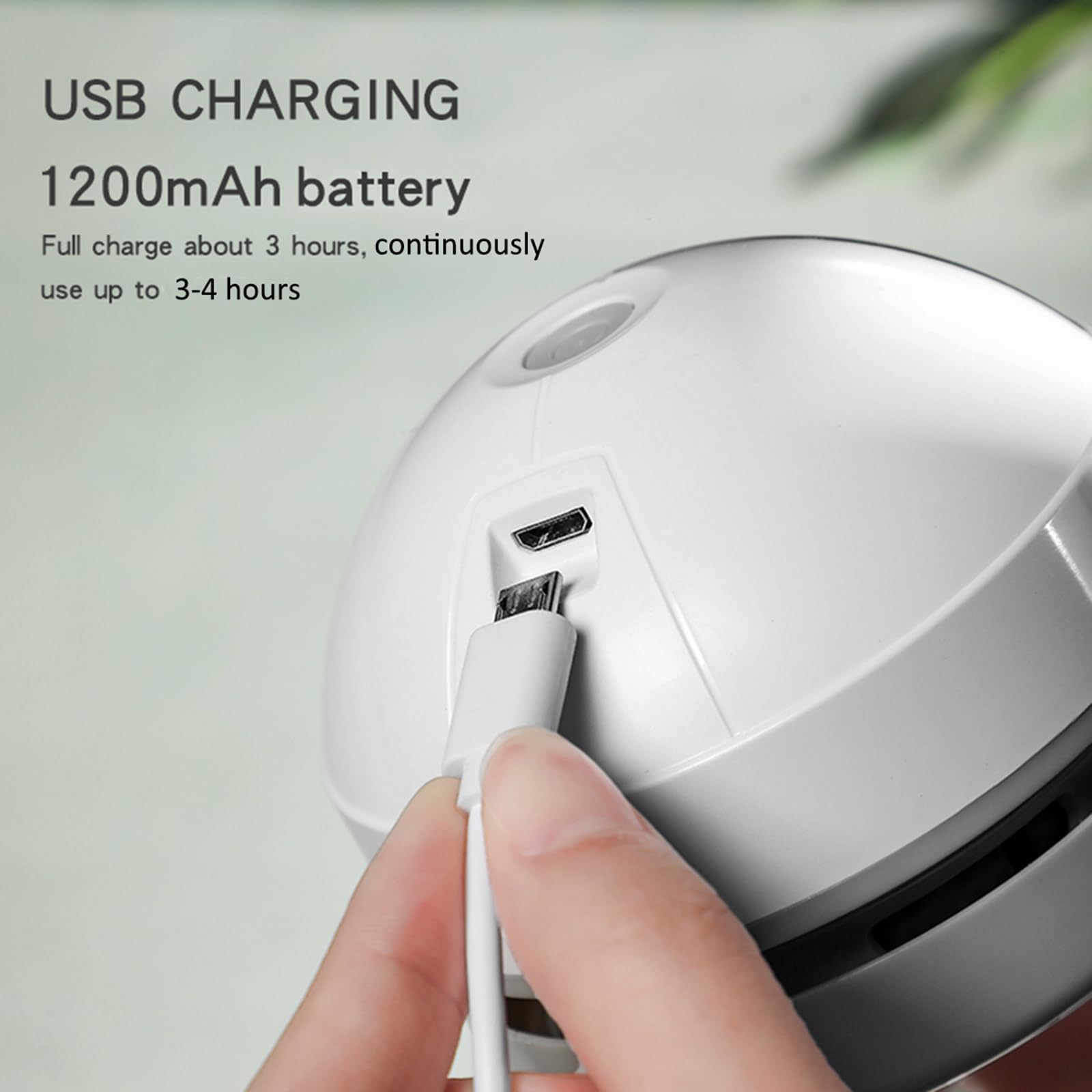 Cordless Mini Handheld Vacuum Cleaner for Crumbs, Dust, and Hair - Portable Desktop Vacuum Sweeper for Desk, Tabletop, Car, Keyboard, and Sofa | Perfect for Home, Office, and Car Cleaning