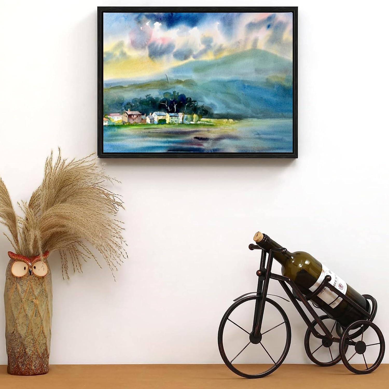 Sunwes Canvas Floater Frames - 1 1/4 Inch Deep Floating Canvas Frame for Wall Art Decor | Custom Size, Removable Stretched Canvas | Perfect for Home Decor, Gallery Display & Christmas Gifts