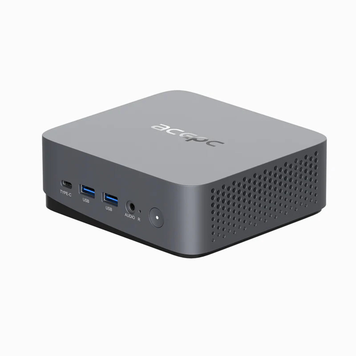 ACEPC PowerBox Pro Mini PC - Ultra Compact & Powerful Windows 10 Computer, Intel Celeron J4125, 8GB RAM, 128GB SSD, Dual HDMI, 4K UHD Support - Perfect for Home Office, Digital Signage & Entertainment Center