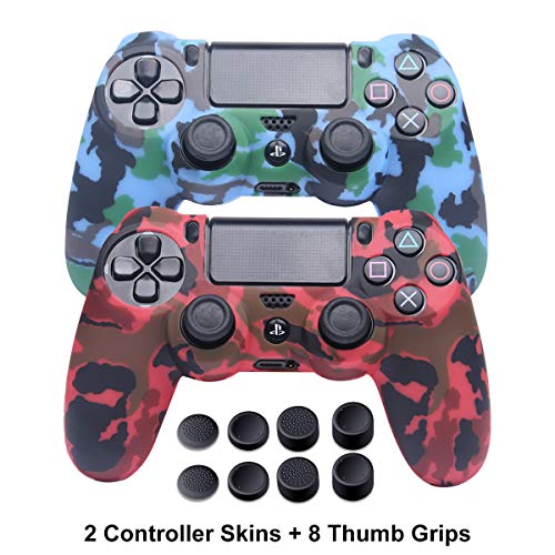 Printed Camo Red+Blue