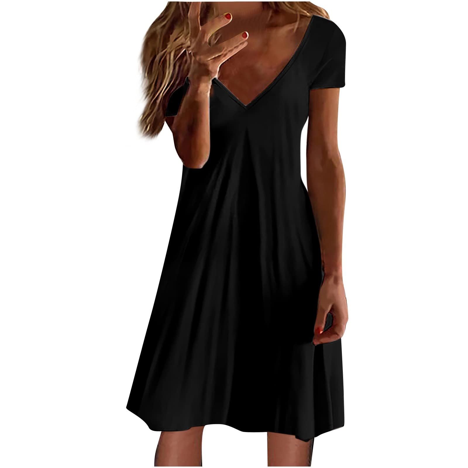 Kaniem Women's Floral Sleeveless Maxi Dress - A-Line Summer Long Dress for Beach, Vacation & Casual Wear