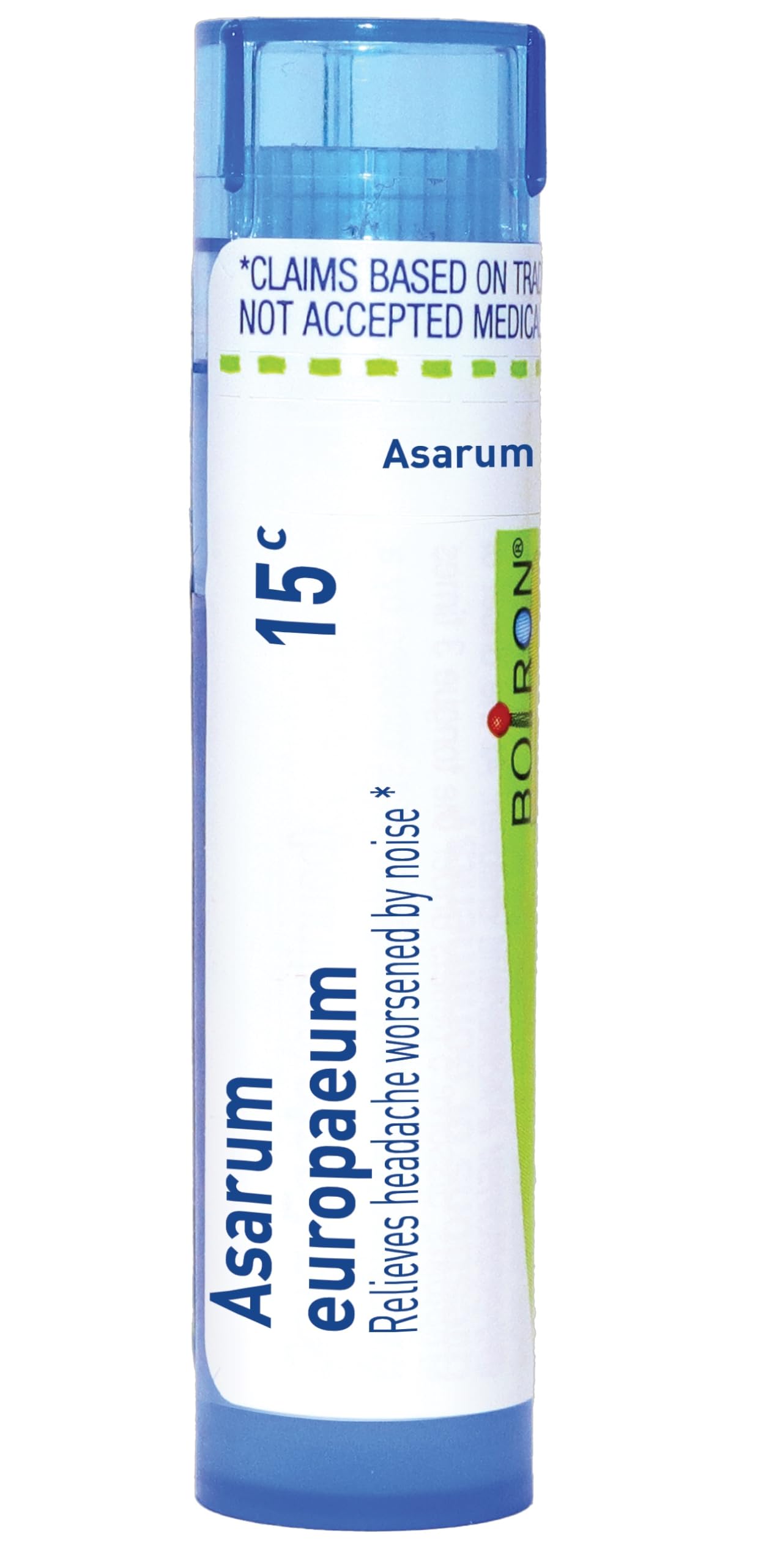 Boiron Asarum Europaeum 15C Homeopathic Medicine for Headache Relief - 80 Pellets | Soothes Noise-Sensitive Headaches | Natural Remedy for Stress & Migraine Relief at Home or Work