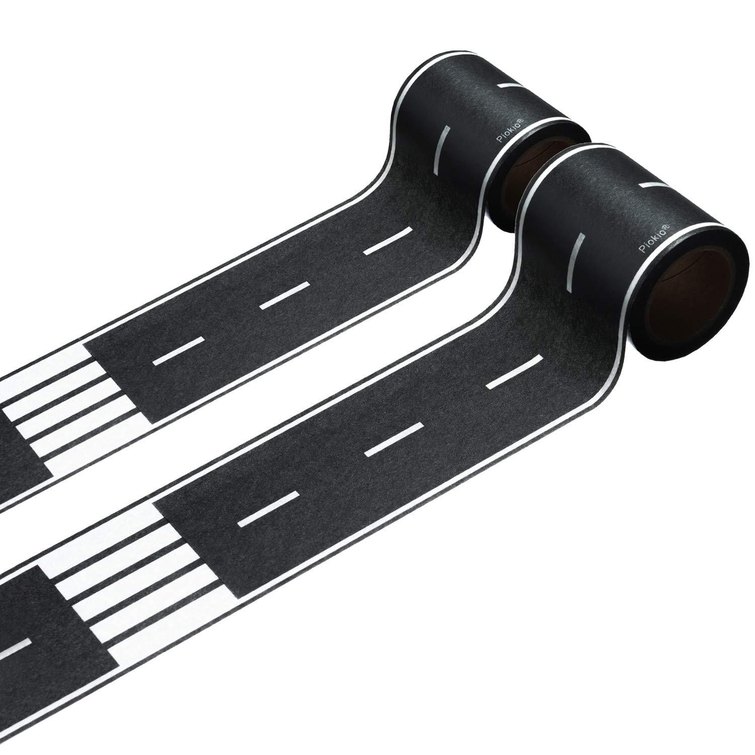 Piokio 2 Rolls Black Road Track Tape for Kids Race Cars - 33