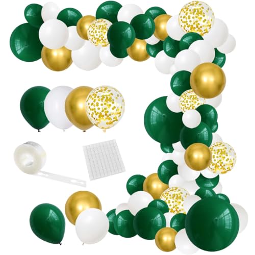 Dark Green White Gold