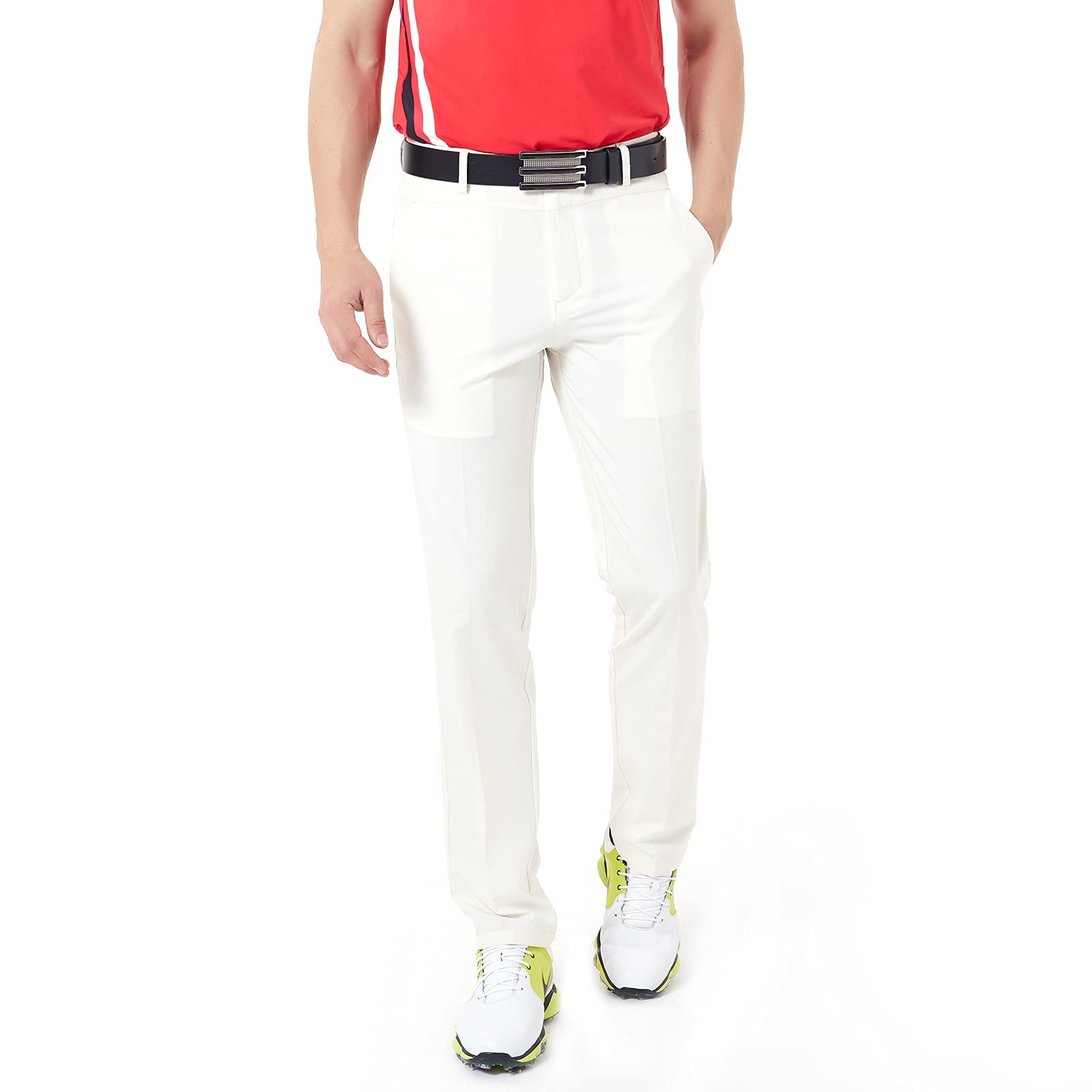 OCLUNLC Men's Golf Pants - Quick Dry, Breathable & Stretch Slim Fit Trousers for Golf, Sports & Outdoor Activities | Comfortable Athletic Pants for Walking, Running & Casual Wear