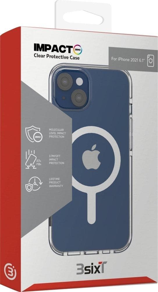 Impact Zero® Clear Protective Case for iPhone 13 - Shockproof & Scratch-Resistant Cover with Precise Cutouts | Perfect for Everyday Use, Travel & Outdoor Activities
