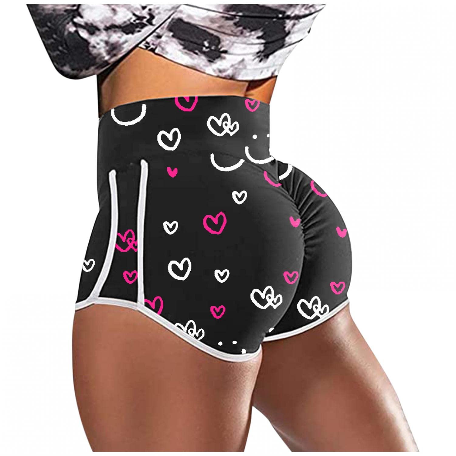 Women's High Waist Yoga Shorts with Butt Lifting Scrunch Design - Hotkey Workout Short Leggings for Gym, Running & Fitness | Perfect for Yoga, Pilates & Summer Activities