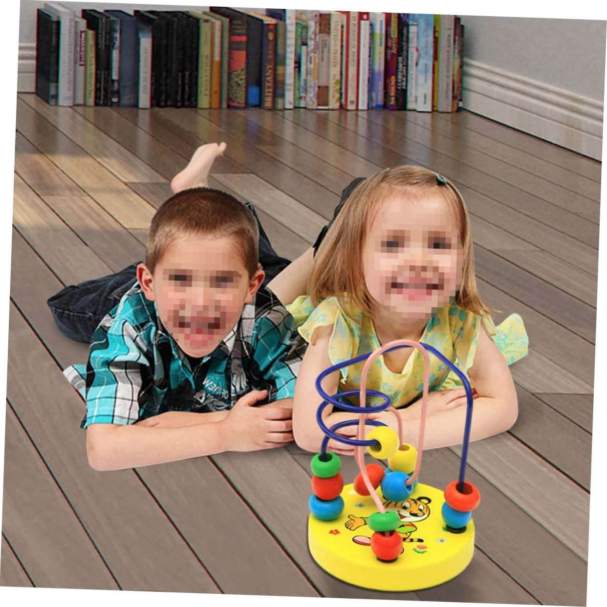 **ifundom Wooden Beads Maze Game - Montessori Educational Toy for Toddlers, Wooden Bead Coaster & Preschool Learning Activity - Perfect for Fine Motor Skills Development & Early Childhood Education**    *(Great for Playtime, Classroom Learning, and Sensory Development!)*