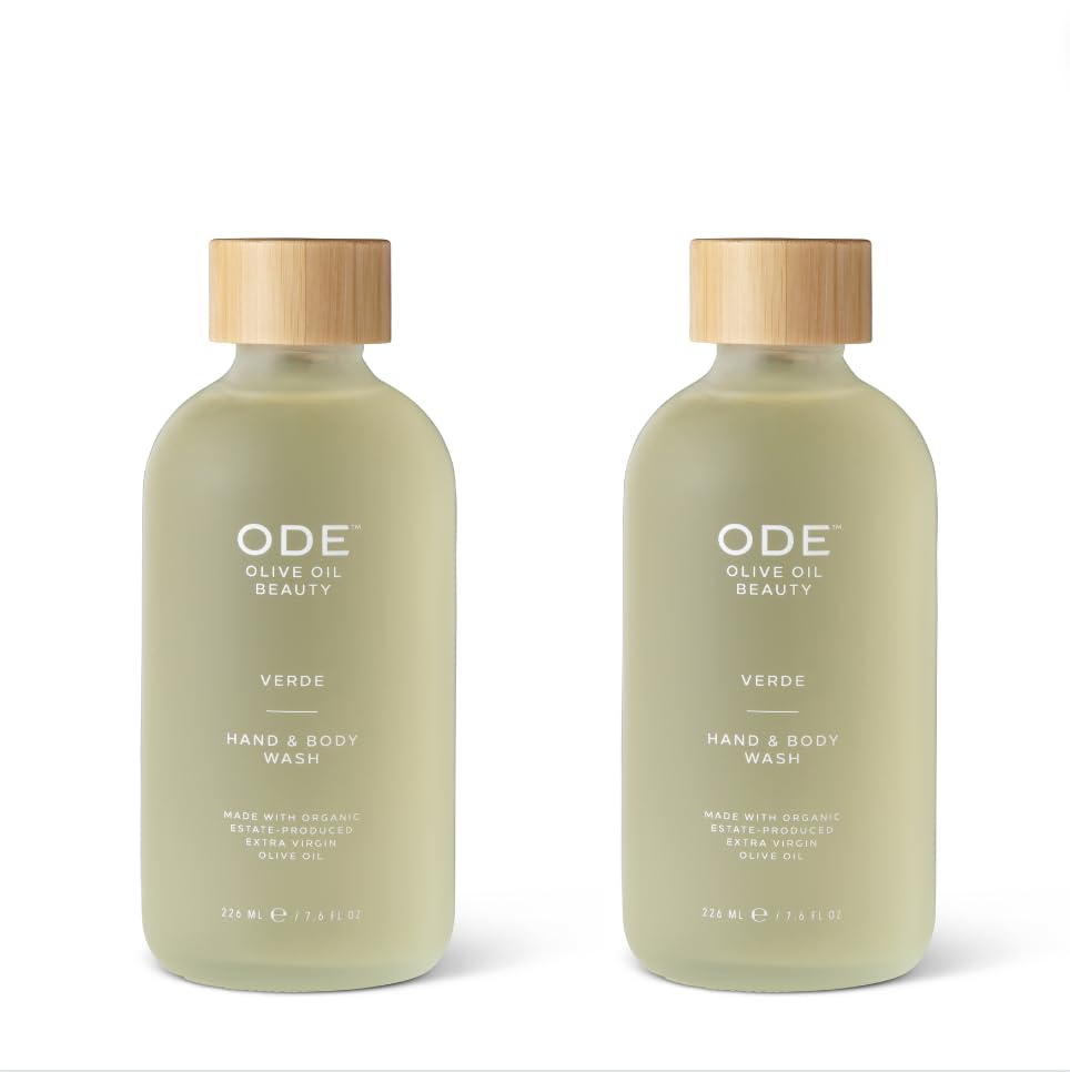 Organic EVOO Hand & Body Wash 2-Pack - Nourishing Foaming Wash for Spa & Home