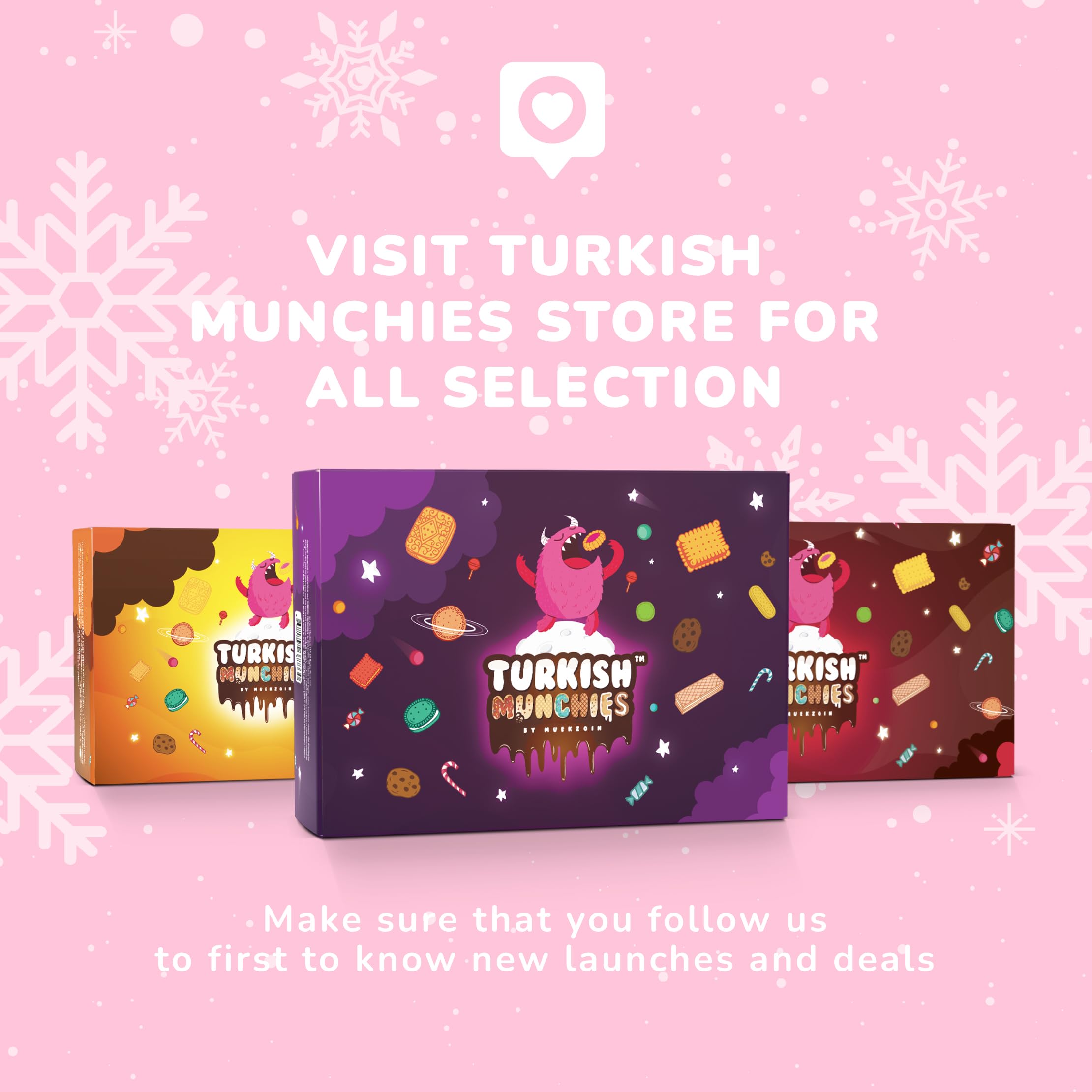 Premium Midi International Snack Box - Exotic Global Treats with 12 Full-Size + 1 Bonus Snack | Unique Gift Box Featuring Turkish Delights & Worldwide Candies | Perfect for Office Snacks, Party Favors & Cultural Food Exploration