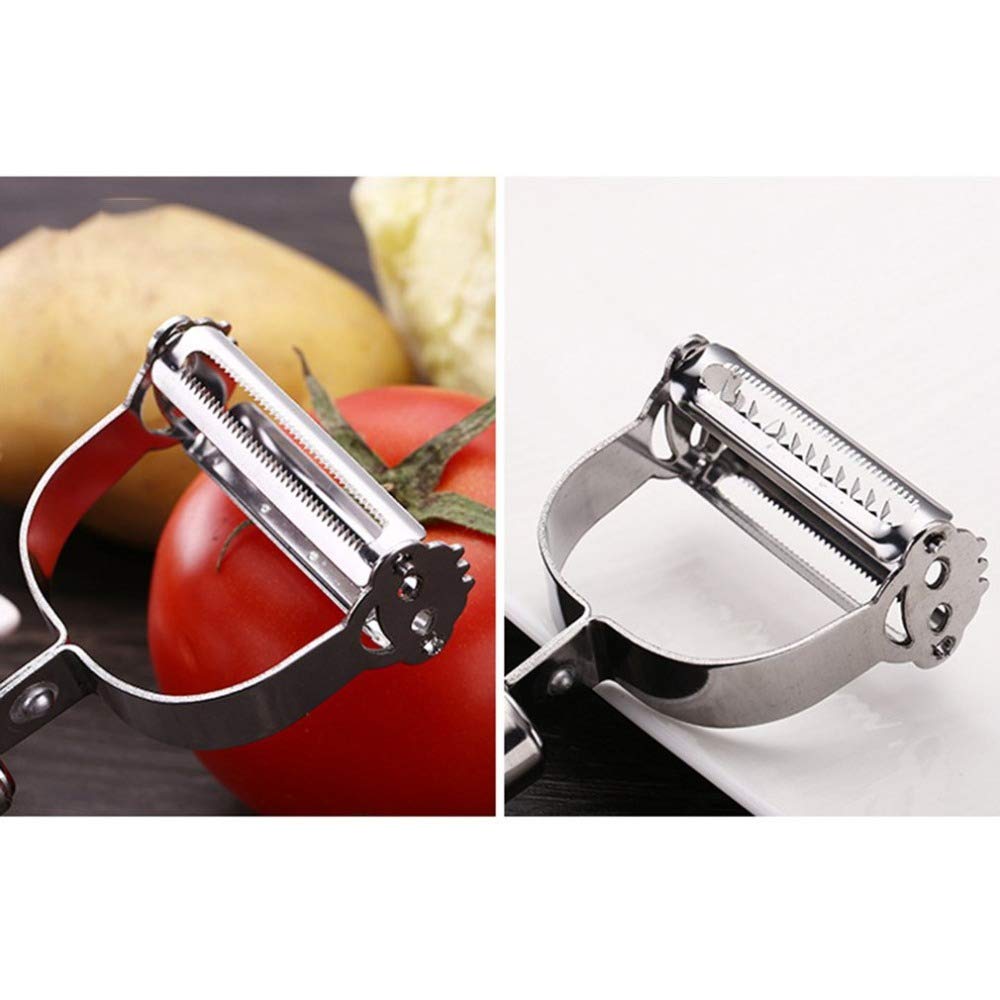 Premium Stainless Steel Vegetable Peeler - Potato Apple Carrot Peeler with Comfort Grip - Sharp Kitchen Tool for Cooking, Baking & Meal Prep - Ideal for Home Chefs & Professional Kitchens
