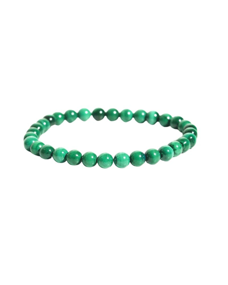Natural Malachite Gemstone Bracelet for Women - Handmade Healing Crystal Jewelry for Protection & Positive Energy | Perfect for Meditation, Yoga & Spiritual Gifts