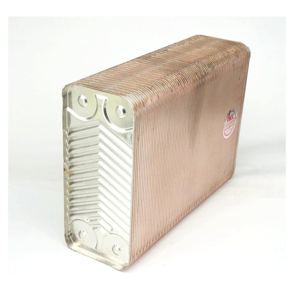 80 Plate Wort Chiller Cooler - SUS 304 Stainless Steel Heat Exchanger for Home Brewing Beer & Wine (1.6Mpa) - Perfect for Craft Breweries & DIY Beer Makers