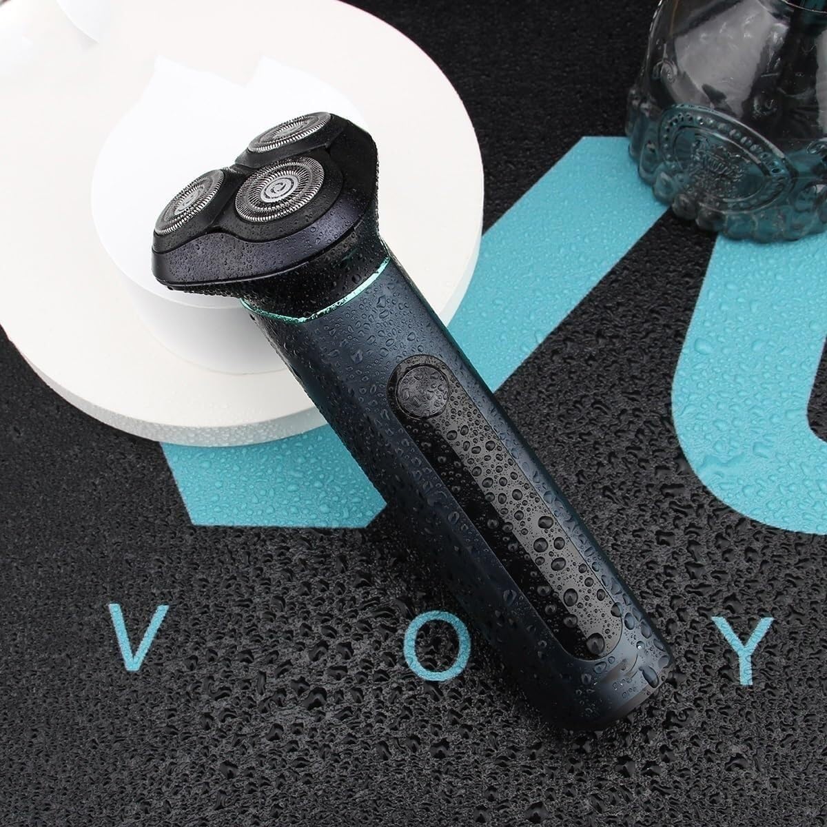 Professional Electric Razor for Men - 3D Rotary Shaver with Floating Heads, Waterproof USB Rechargeable Beard Trimmer & Grooming Kit | Perfect for Travel, Home Use & Daily Shaving Routine