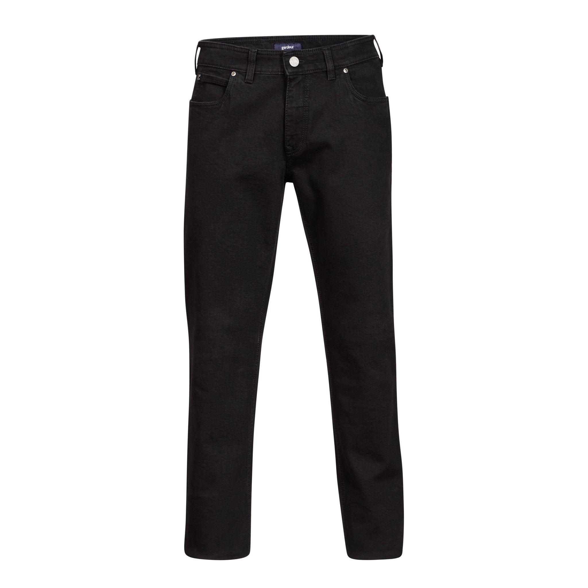McKINNON & CO X GARDEUR Batu Super Flex Stretch Jeans for Men - Black Denim Pants | Comfortable Slim Fit for Casual Wear & Everyday Style