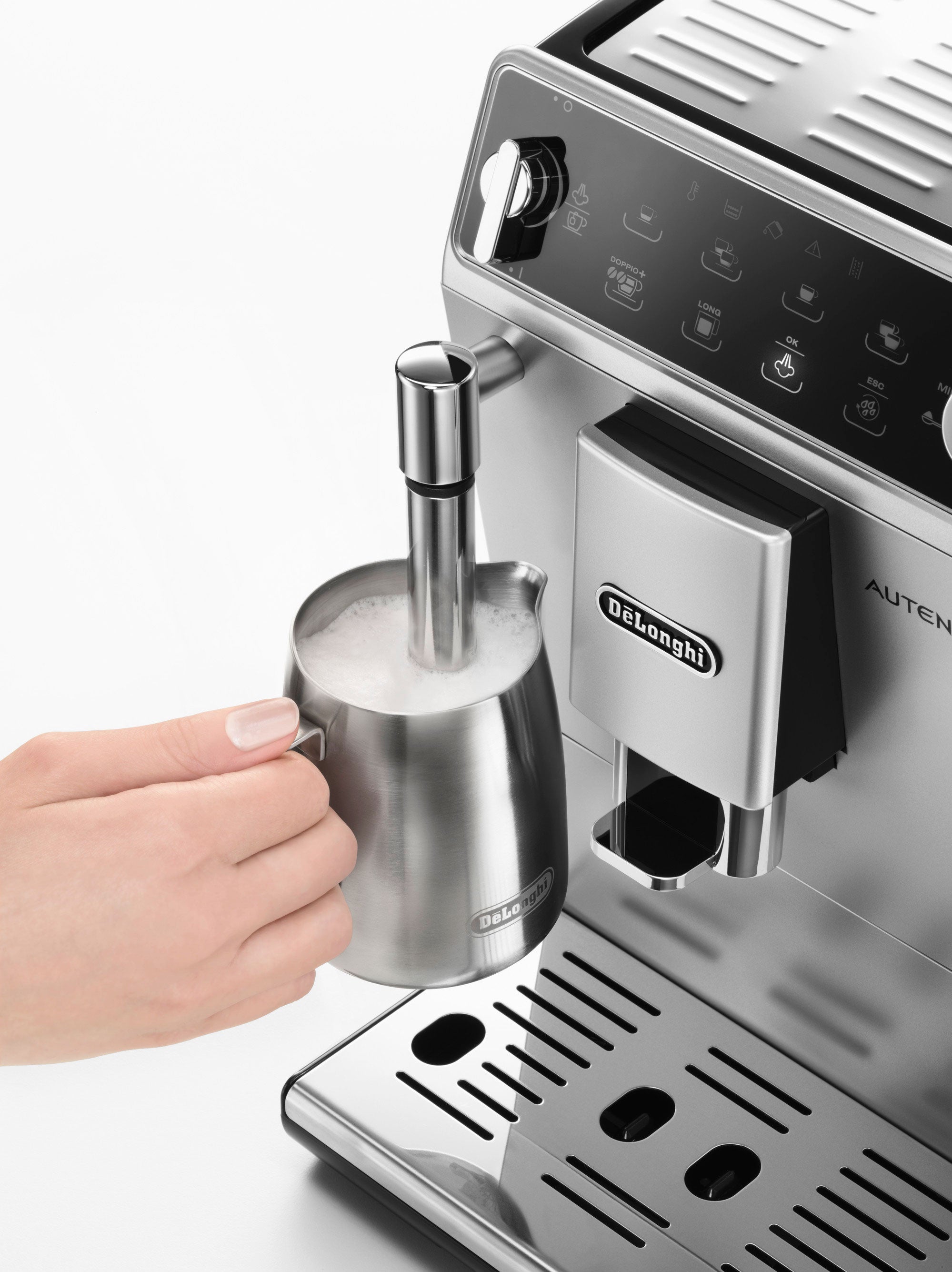 Delonghi Autentica ETAM29.510.SB Fully Automatic Espresso Coffee Machine with Built-in Grinder - Perfect for Home, Office & Coffee Lovers