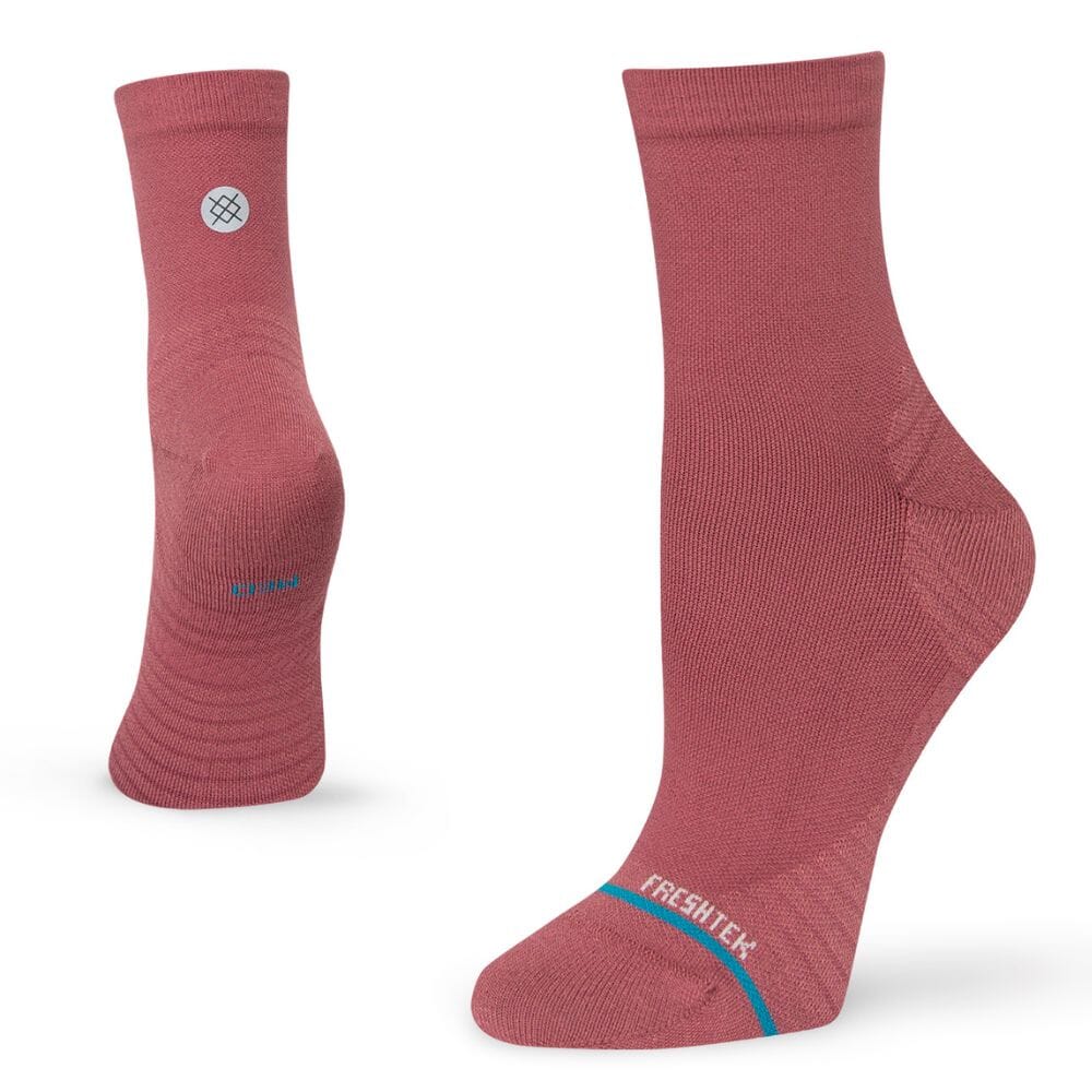 Stance Women's Run Rouge Ultralight Cushion Quarter Socks - Breathable Running Socks for Women with Arch Support - Perfect for Jogging, Gym Workouts & Marathon Training