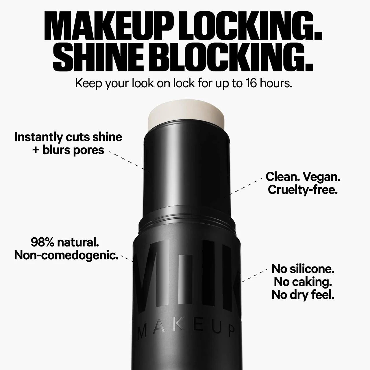 MILK MAKEUP Pore Eclipse Mattifying & Blurring Primer Stick - Non-Comedogenic, Oil-Free, Vegan - Perfect for Oily Skin & Flawless Makeup Application