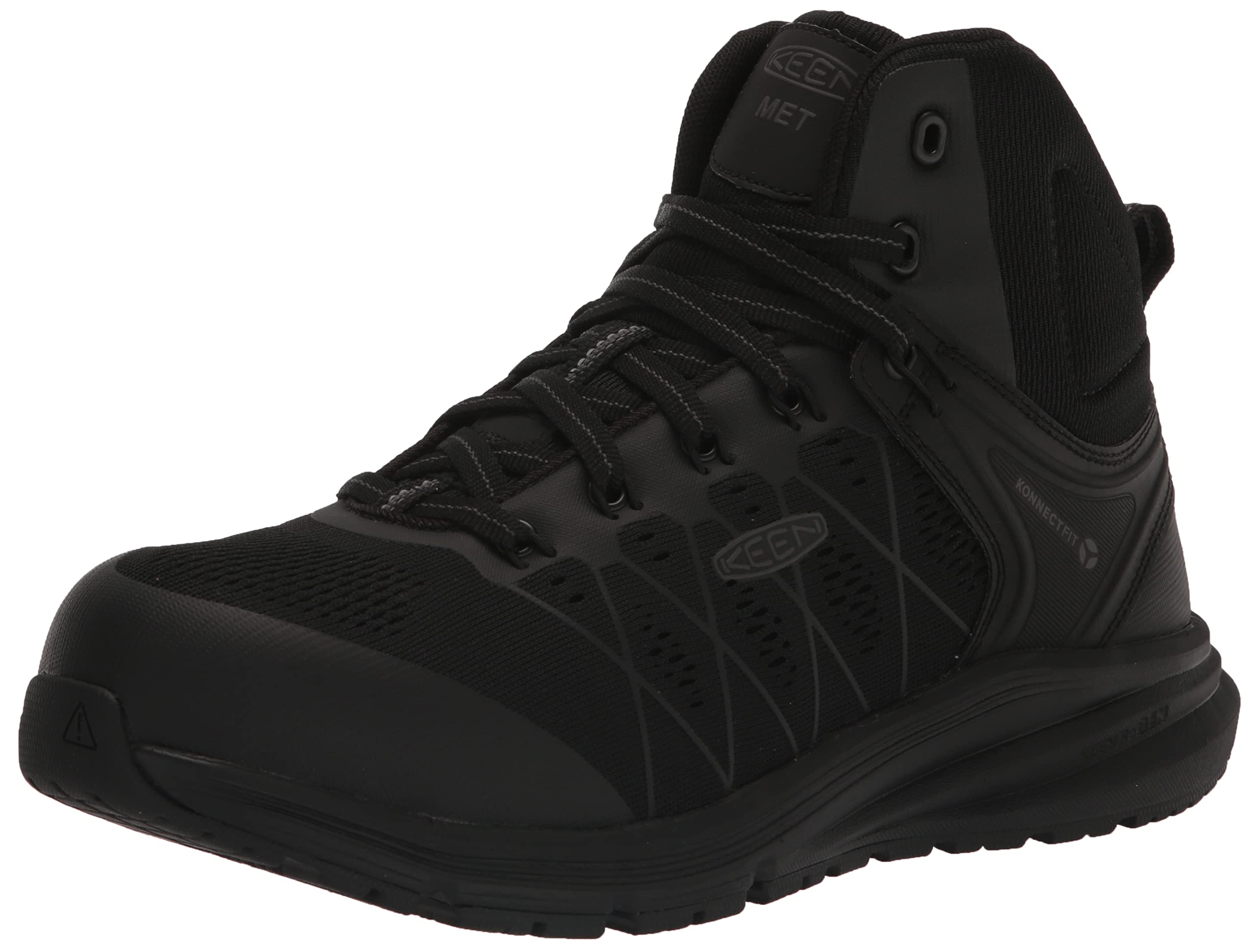 KEEN Utility Women's Vista Energy Mid Height Composite Toe Work Boots - ASTM Safety Rated, Waterproof & Slip Resistant for Construction, Warehouse & Outdoor Work