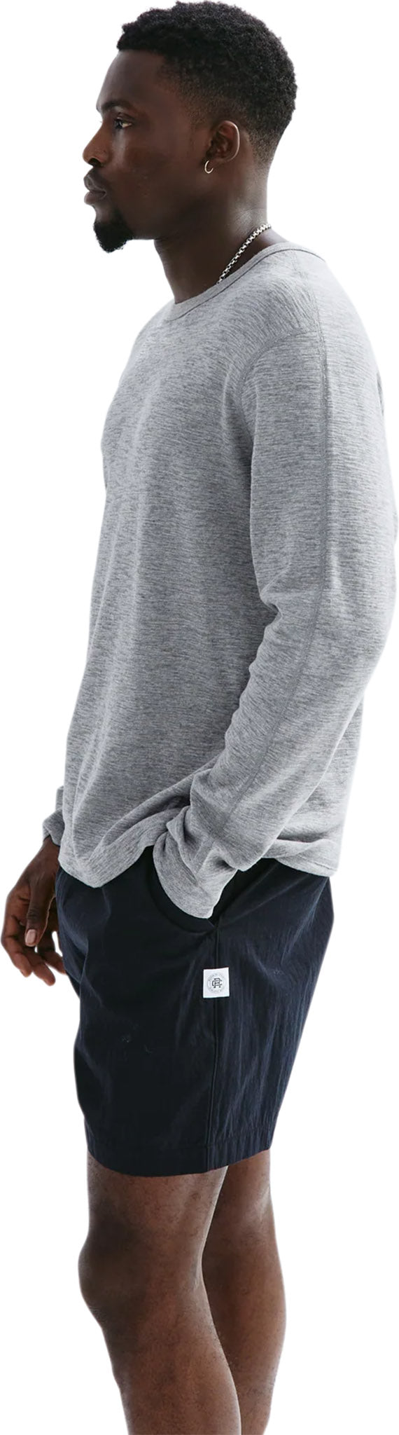 1x1 Slub Long Sleeve T-Shirt for Men - Comfortable Knitted Casual Shirt - Perfect for Everyday Wear, Office & Outdoor Activities