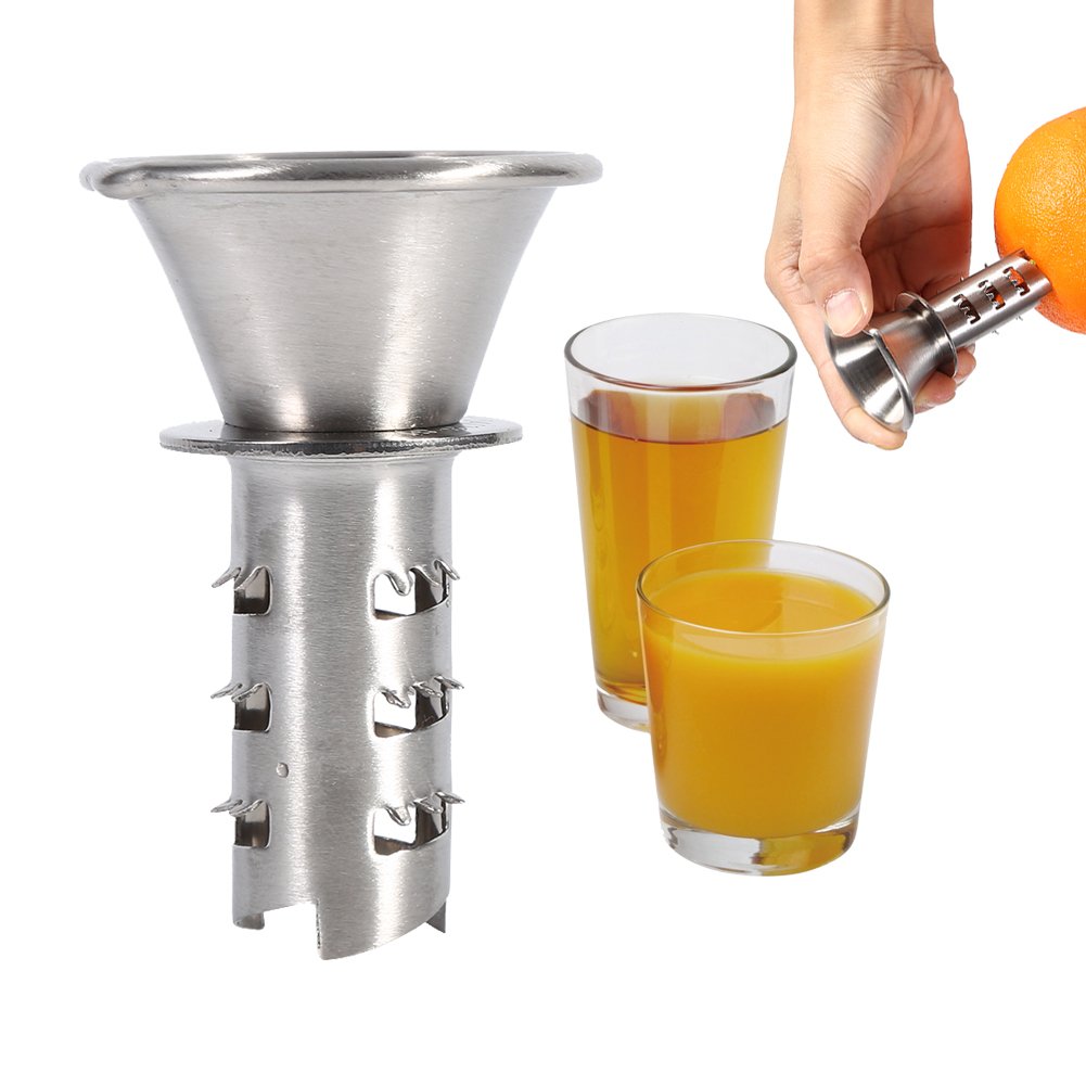 Stainless Steel Hand Press Juicer for Citrus, Lemon, Watermelon - Manual Fruit Squeezer & Reamer - Perfect for Fresh Juice, Cocktails, and Cooking in Your Kitchen